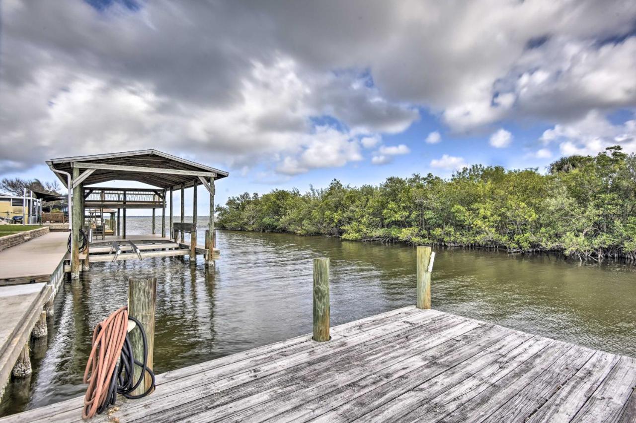 Merritt Island Home With Boat Dock On Canal Front! Exterior photo